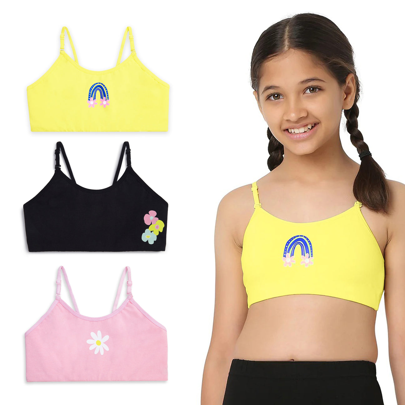 Dream Big 3-Pack Training Bras
