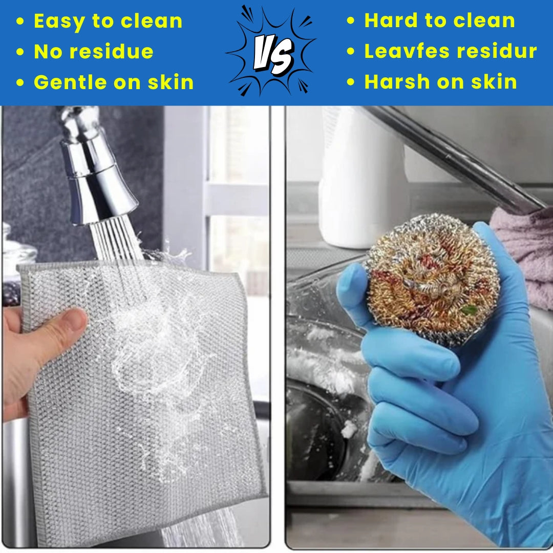 Multifunctional Non-scratch Wire Dishcloth (50% Discount )