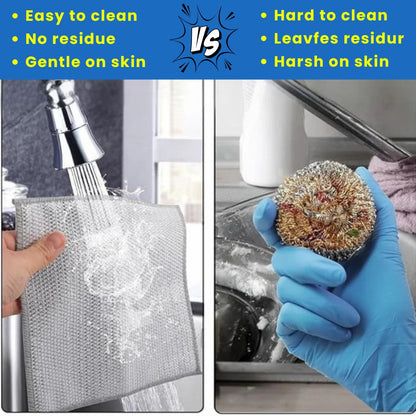 Multifunctional Non-scratch Wire Dishcloth (50% Discount )