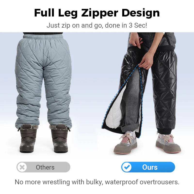 Today's 50% Off Sale🔥Waterproof Zipper Fleece-Lined Leg Warmers