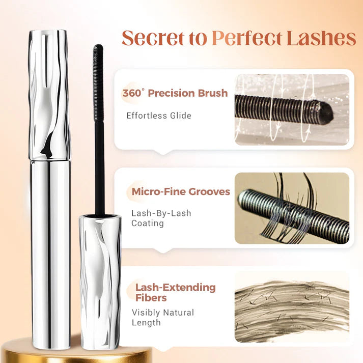 🎁Buy 1 Get 1 FREE!✨Waterproof Fiber Mascara – Intense Length, Curl & Clump-Free Volume All Day🌟