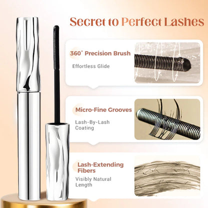 🎁Buy 1 Get 1 FREE!✨Waterproof Fiber Mascara – Intense Length, Curl & Clump-Free Volume All Day🌟