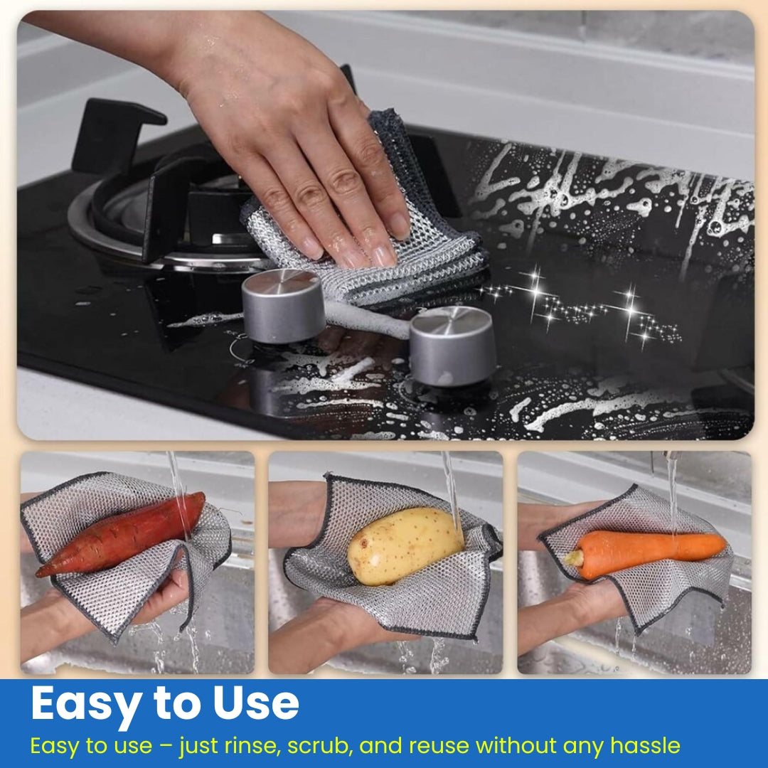 Multifunctional Non-scratch Wire Dishcloth (50% Discount )