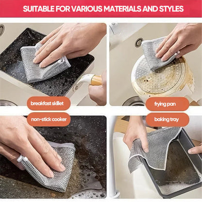 Multifunctional Non-scratch Wire Dishcloth (50% Discount )