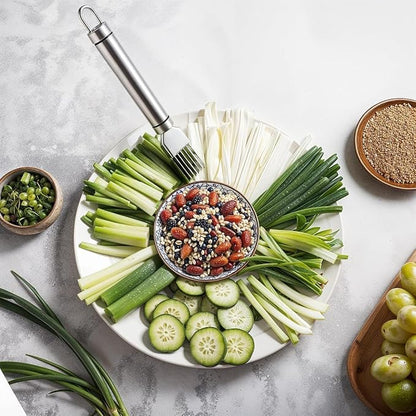 ✨Buy 1 Get 1 Free✨ Stainless Steel Scallion Cutter Shredder Slicer For Fruits Vegetables