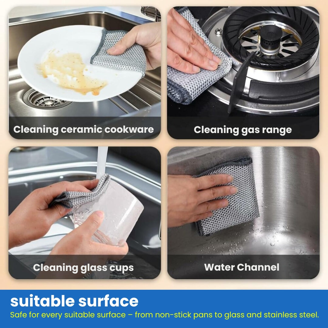 Multifunctional Non-scratch Wire Dishcloth (50% Discount )