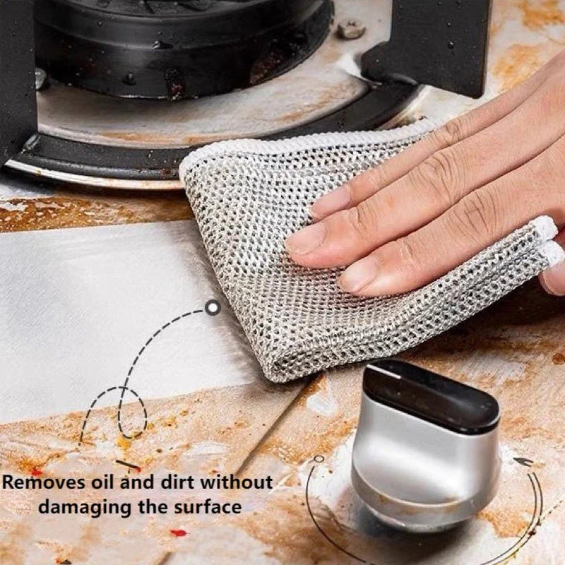 Multifunctional Non-scratch Wire Dishcloth (50% Discount )