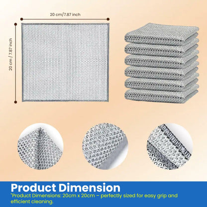 Multifunctional Non-scratch Wire Dishcloth (50% Discount )