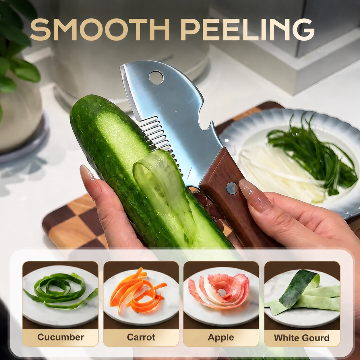 ✨Buy 1 Get 1 Free✨3-in-1 Universal Vegetable Peeler & Cutter