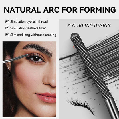 🎁Buy 1 Get 1 FREE!✨Waterproof Fiber Mascara – Intense Length, Curl & Clump-Free Volume All Day🌟