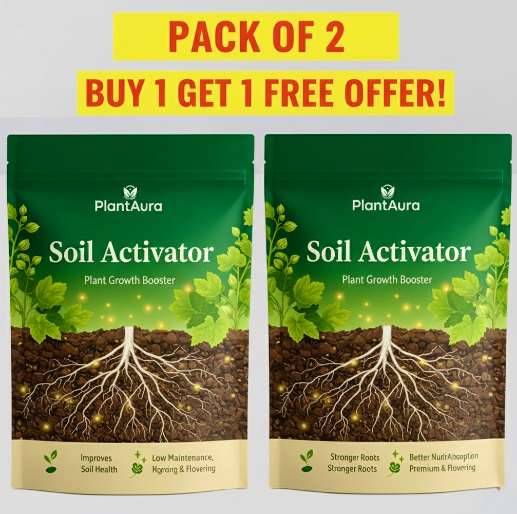 PlantAura Soil Activator – Rapid Growth Booster - Buy 1 Get 1 Free