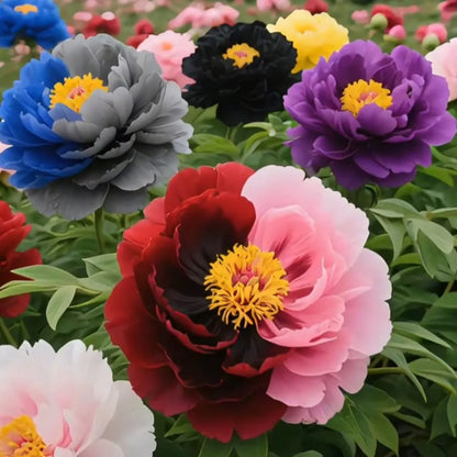 🌸 Premium Colorful Peony King Seeds – The Royal Jewel of the Garden! 🌸