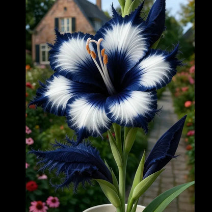 Rare Feather-Edged Lily Bulbs – Stunning Pink & White Blooms, Easy to Grow