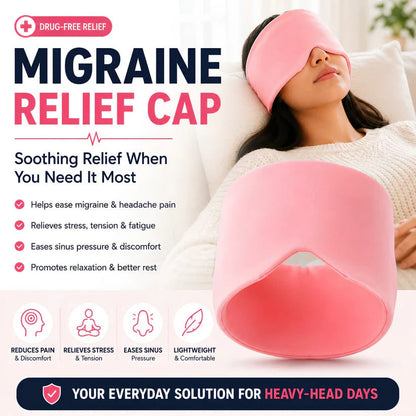 Migraine & Headache Relief Cap – Hot & Cold Therapy Hat