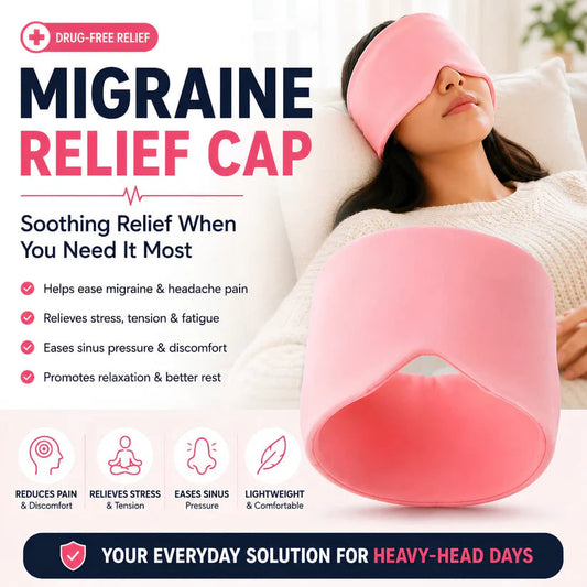 Migraine & Headache Relief Cap – Hot & Cold Therapy Hat