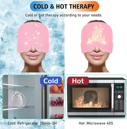Migraine & Headache Relief Cap – Hot & Cold Therapy Hat