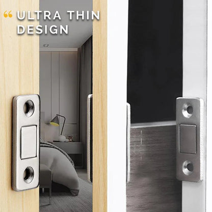 🚪 BUY 1 GET 9 FREE! 🔥 Non-Perforated Magnetic Door Closer - Easy Installation & Silent Closure, Ideal for Home and Office ✨