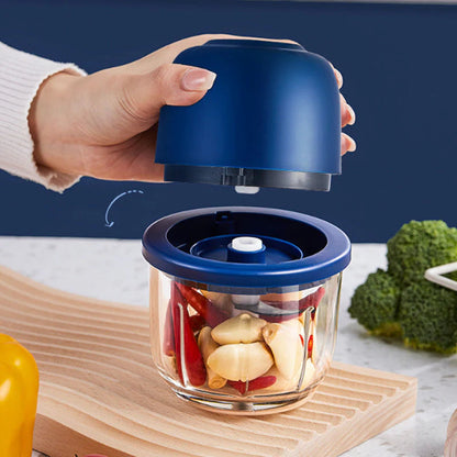 Cordless Mini Electric Food Chopper for Meat, Garlic & Baby Food