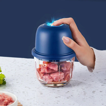 Cordless Mini Electric Food Chopper for Meat, Garlic & Baby Food