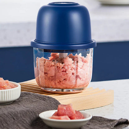 Cordless Mini Electric Food Chopper for Meat, Garlic & Baby Food