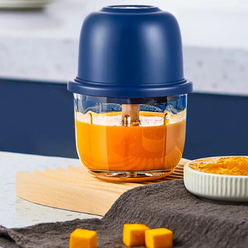 Cordless Mini Electric Food Chopper for Meat, Garlic & Baby Food
