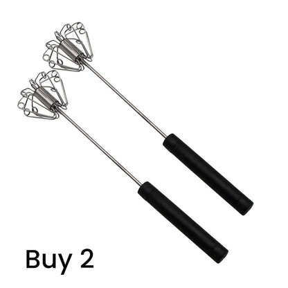 🔥Stainless Steel Semi-Automatic Hand Egg Beater